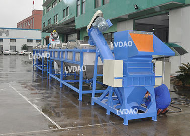 Simple Operation Plastic Washing Line Recycling With Custom Color High Efficiency