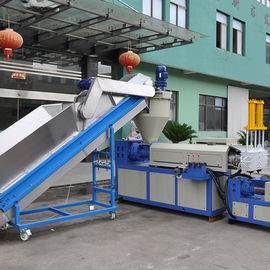 Industrial Plastic Waste Recycling Machine PP PE Wet Film Reprocess Customized Color